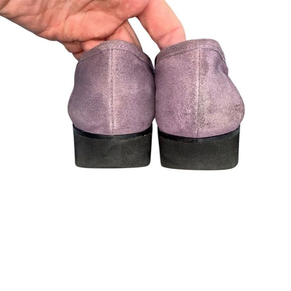 Sesto Meucci Women's Purple Suede Horsebit Loafers Size 8.5 N‎ - Picture 7 of 9